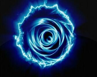 Blue Neon Background Wallpaper HD