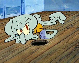 Squidward Spongebob Squarepants Wallpaper