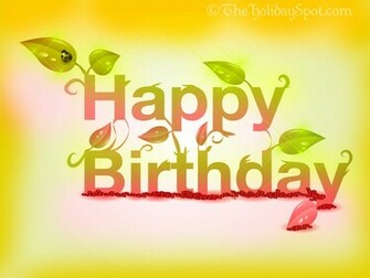 Happy BirtHDay Wallpaper HD Illustration