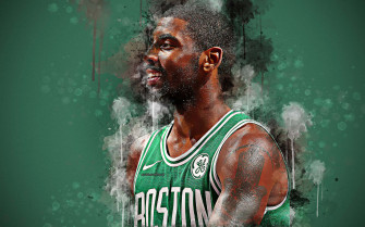 Kyrie Irving Looking Cool In Limited Edition Nike Shoes Wallpaper