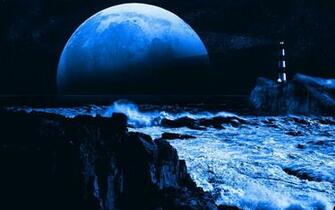 Blue Moon Wallpaper Desktop