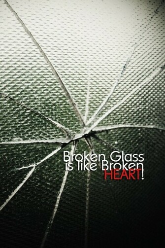 For iPhone Love Wallpaper Broken Glass