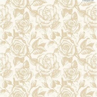 Designer Elegant Roses Background Vector Material