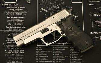 Sig Sauer Weapons Guns Pistol Schematic Mech Wallpaper