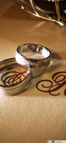 Wedding Ring Wallpaper Metal Wallpaperkiss