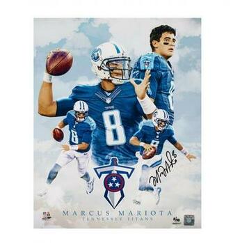 Marcus Mariota Autographed Titan X Photo