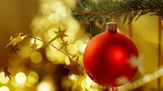 Red Christmas Ball Desktop Pc And Mac Wallpaper