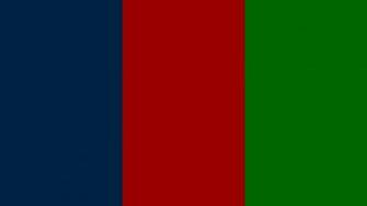 Oxford Blue Ou Crimson Red And Pakistan Green Three Color