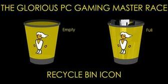 Win Recycle Bin Icon Pc Gaming Master Race By Bluecakecz On