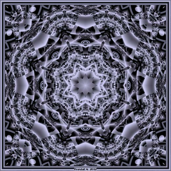 Barnsley Black And White Mandala By Fraxialmadness3