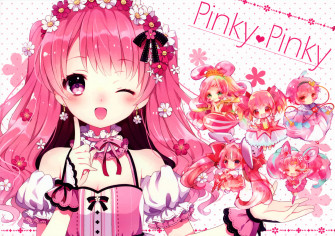 Pink Anime Aesthetic Wallpaper