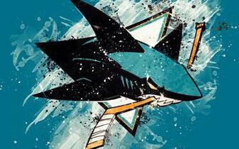 Wallpaper San Jose Sharks 4k Grunge Art American