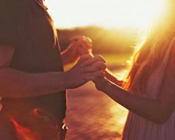 Romantic Girl Wallpaper And Boy Holding Hands