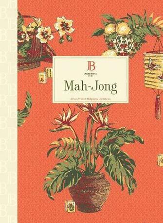 Jaima Brown Mah Jong Design Wallpaper Sample Book Wall Paper Catalog