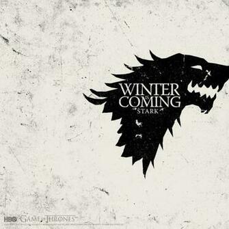 Winter Is Coming Arms House Stark Wallpaper