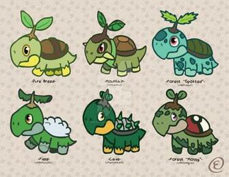 Turtwig Variants By Emersonwolfe