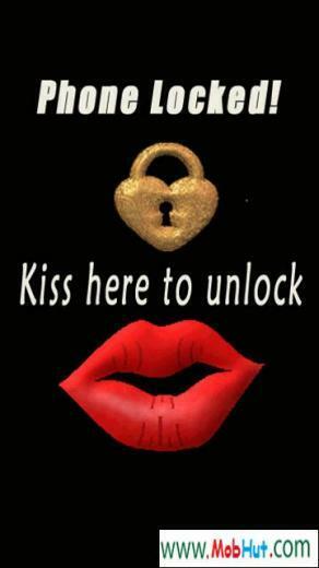 Kiss Here Love For Mobile Cell Phone