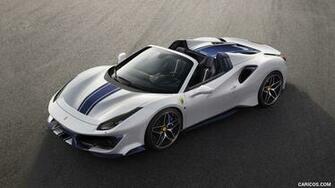 Ferrari Pista Spider Front Three Quarter HD Wallpaper