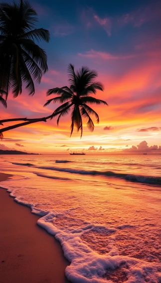 Background For Mobile Of Beach