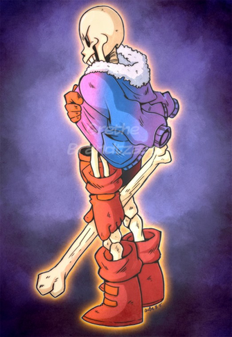 Fanart Undertale Papyrus By Grethe B
