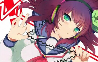 Beats Green Eyes Anime Nakamura Yuri Girls Wallpaper Background