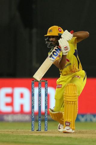 Ruturaj Gaikwad Punches With A High Elbow Espncricinfo