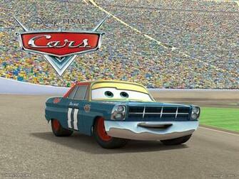 Mario Andretti As A Race Car From Disney Pixar Movie Cars Wallpaper