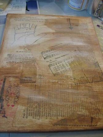 Mixed Media Background Techniques Crafts