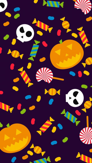 Cute Halloween iPhone Wallpaper