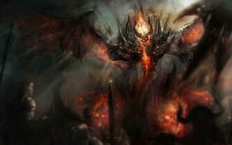 Art Shadow Fiend Wallpaper HD Desktop