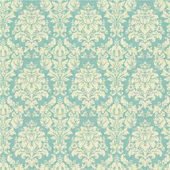 Blue French Damask Wallpaper My New Dollhouse