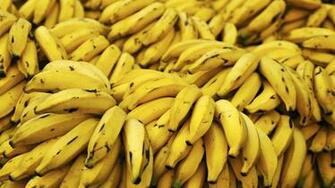 Yellow Fruits Bananas HD