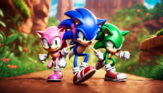 Sonic And Amy Wallpaper