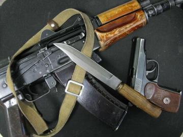 Wallpaper Women Makarov Kalashnikov HD
