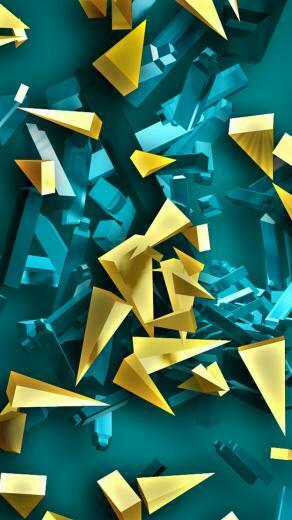 3d Abstract iPhone Plus Wallpaper