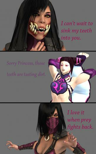 Mortal Kombat X Mileena Vs Juri Han By Xxtrettaxx