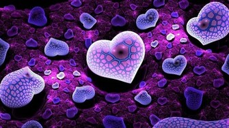 Purple Heart Wallpaper HD