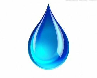 Psd Blue Water Droplet Icon Psdgraphics