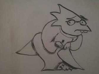 Inktober Day Alphys By Maiorem