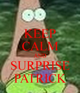 Keep Calm And Surprise Patrick Surprised iPhone Wallpaper