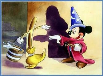 Pin Mickey Mouse Fantasia Wallpaper