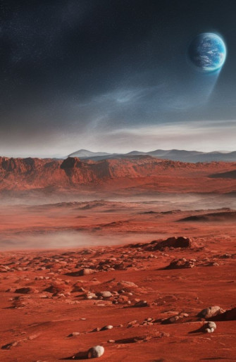 Mars Surface Wallpaper