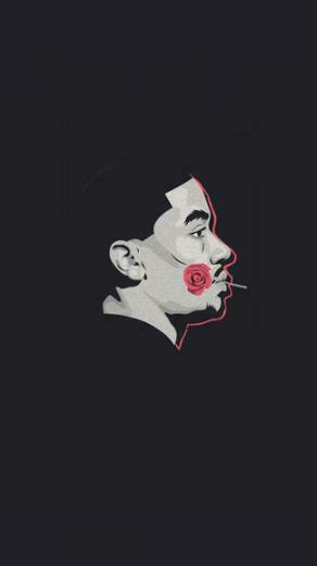 Derrick Rose Artwork iPhone Plus Wallpaper