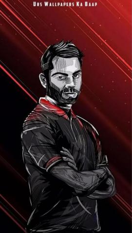 Virat Kohli Edits On Wallpaper Material