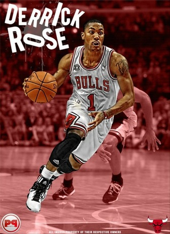 Derrick Rose By Pavanpgraphics