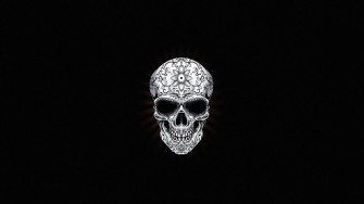 Black Skull Wallpaper