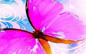 Pink Butterfly Tablet Skin For Microsoft Surface