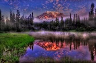 Misty Mountain Wallpaper
