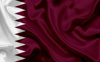 Wallpaper Qatar Flag Middle East Of