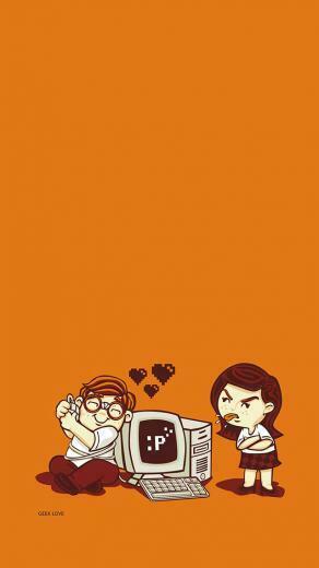 Geek Love 3wallpaper iPhone Les Wallpaper Du Jour